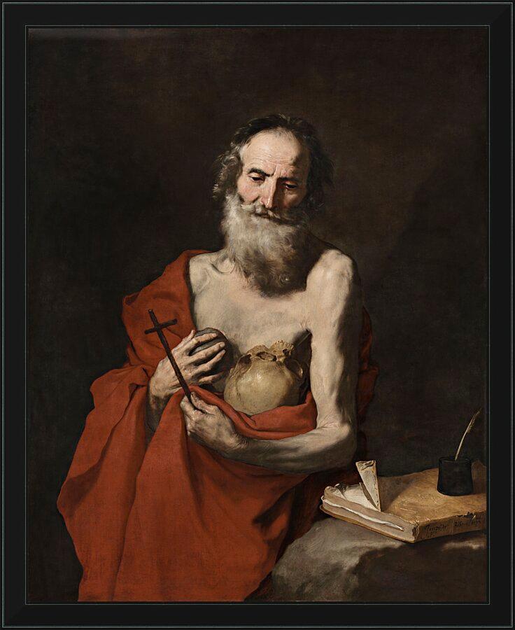 Wall Frame Black - St. Jerome by Museum Art - Trinity Stores