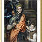 Wall Frame Gold, Matted - St. Louis, King of France by Museum Art - Trinity Stores