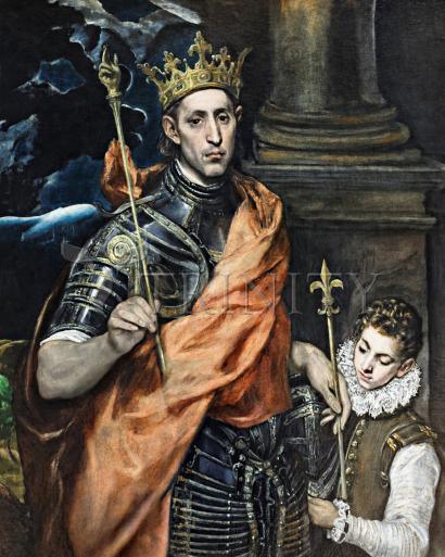 Canvas Print - St. Louis, King of France by Museum Art - Trinity Stores