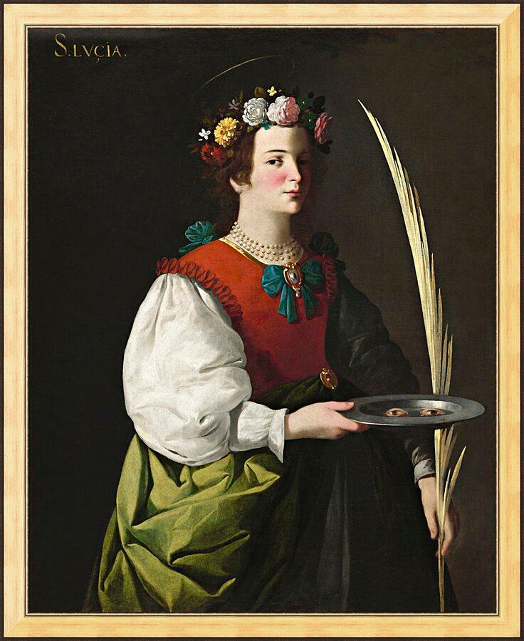 Wall Frame Gold - St. Lucy by Museum Art - Trinity Stores