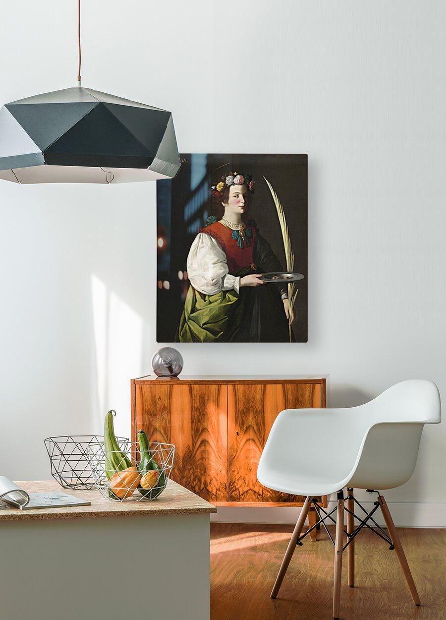 Metal Print - St. Lucy by Museum Art - Trinity Stores
