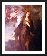 Wall Frame Black - St. Rosalia by Museum Art