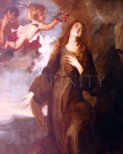 Wall Frame Black, Matted - St. Rosalia by Museum Art - Trinity Stores