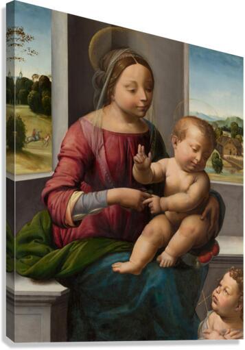 Canvas Print - Madonna and Child with Young St. John the Baptist by Museum Art - Trinity Stores