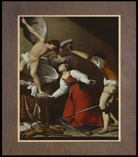 Wood Plaque Premium - St. Cecilia, Martyrdom of by Museum Art - Trinity Stores