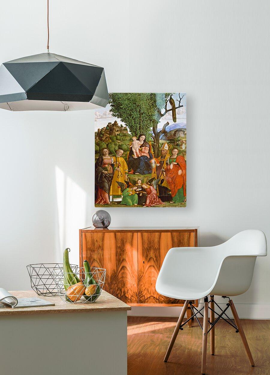 Metal Print - Madonna and Child with Saints by Museum Art - Trinity Stores