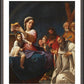 Wall Frame Espresso, Matted - Madonna and Child with Saints by Museum Art - Trinity Stores