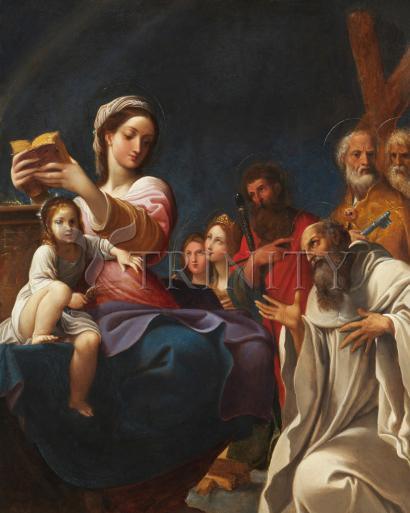 Canvas Print - Madonna and Child with Saints by Museum Art - Trinity Stores
