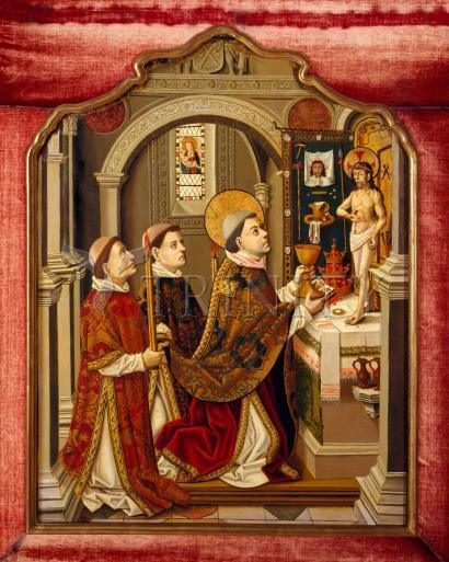 Metal Print - Mass of St. Gregory the Great by Museum Art - Trinity Stores