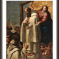 Wall Frame Espresso, Matted - Martyrdom of St. Peter Armengol by Museum Art - Trinity Stores