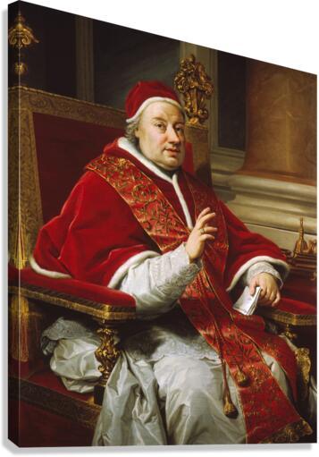 Canvas Print - Pope Clement XIII by Museum Art - Trinity Stores