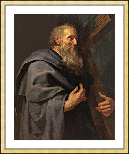 Wall Frame Gold, Matted - St. Philip by Museum Art - Trinity Stores