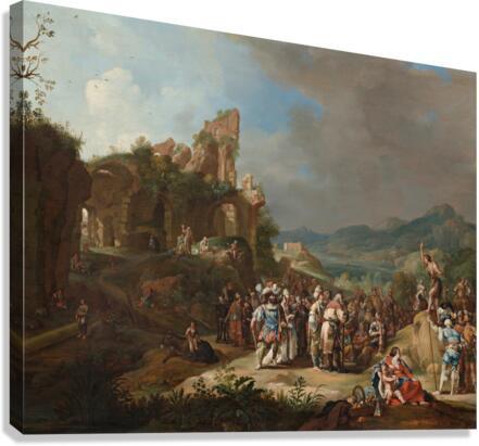 Canvas Print - Preaching of St. John the Baptist by Museum Art - Trinity Stores