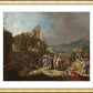 Wall Frame Gold, Matted - Preaching of St. John the Baptist by Museum Art - Trinity Stores