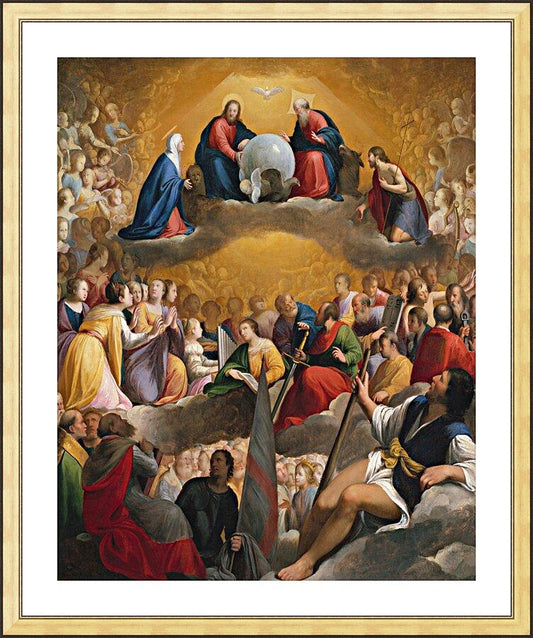 Wall Frame Gold, Matted - Paradise by Museum Art - Trinity Stores