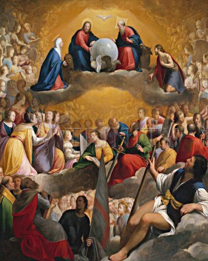 Wall Frame Gold, Matted - Paradise by Museum Art - Trinity Stores