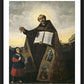 Wall Frame Black, Matted - Sts. Romanus of Antioch and Barulas by Museum Art - Trinity Stores