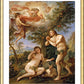Wall Frame Gold, Matted - Rebuke of Adam and Eve by Museum Art - Trinity Stores