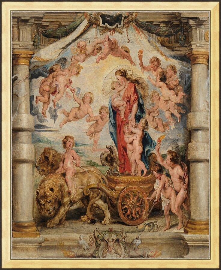 Wall Frame Gold - Triumph of Divine Love by Museum Art - Trinity Stores