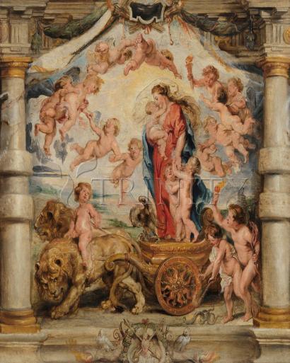 Canvas Print - Triumph of Divine Love by Museum Art - Trinity Stores