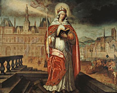 Metal Print - St. Genevieve by Museum Art - Trinity Stores