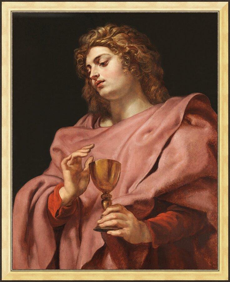Wall Frame Gold - St. John the Evangelist by Museum Art - Trinity Stores