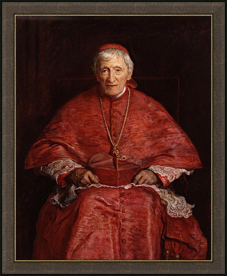 Wall Frame Espresso - St. John Henry Newman by Museum Art - Trinity Stores