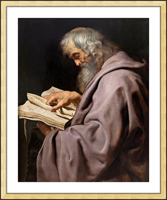 Wall Frame Gold, Matted - St. Simon by Museum Art - Trinity Stores
