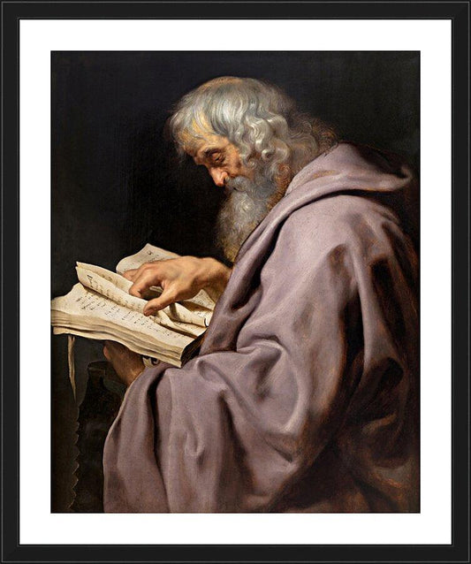 Wall Frame Black, Matted - St. Simon by Museum Art - Trinity Stores