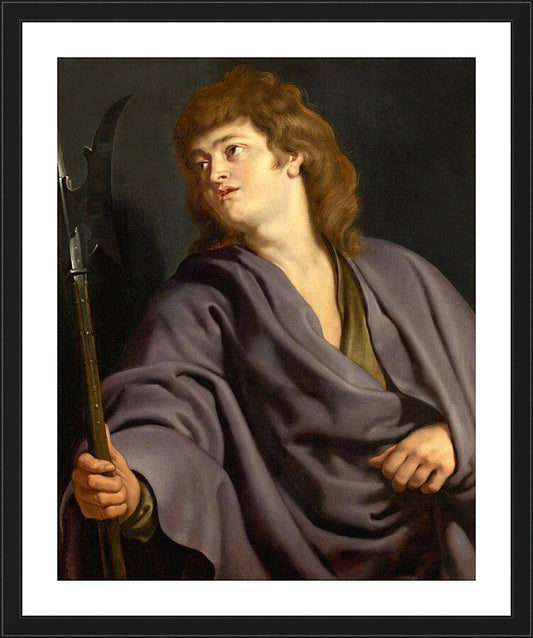 Wall Frame Black, Matted - St. Matthew by Museum Art - Trinity Stores