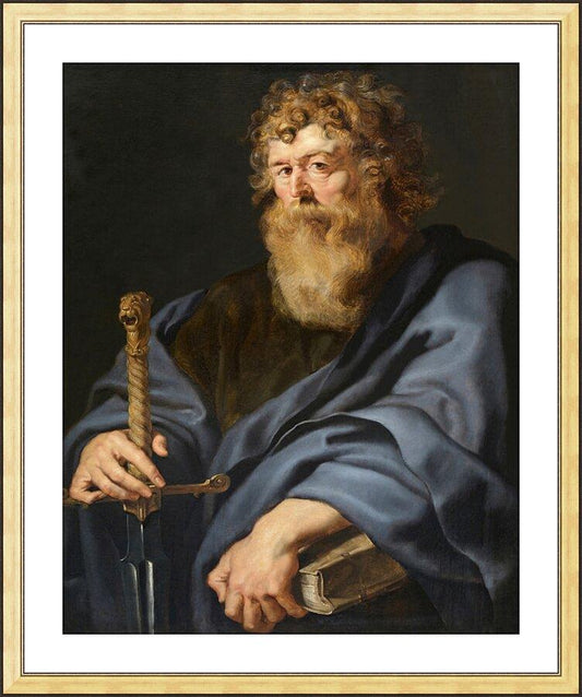 Wall Frame Gold, Matted - St. Paul by Museum Art - Trinity Stores
