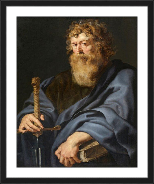 Wall Frame Black, Matted - St. Paul by Museum Art - Trinity Stores