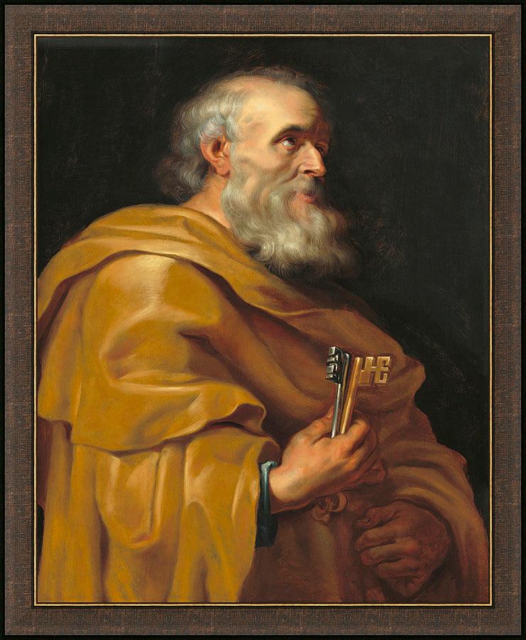 Wall Frame Espresso - St. Peter by Museum Art - Trinity Stores