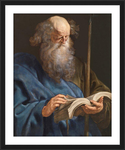 Wall Frame Black, Matted - St. Thomas by Museum Art - Trinity Stores