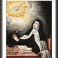 Wall Frame Espresso, Matted - St. Teresa of Avila by Museum Art - Trinity Stores