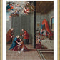 Wall Frame Gold, Matted - Visitation and Birth of St. John the Baptist by Museum Art - Trinity Stores