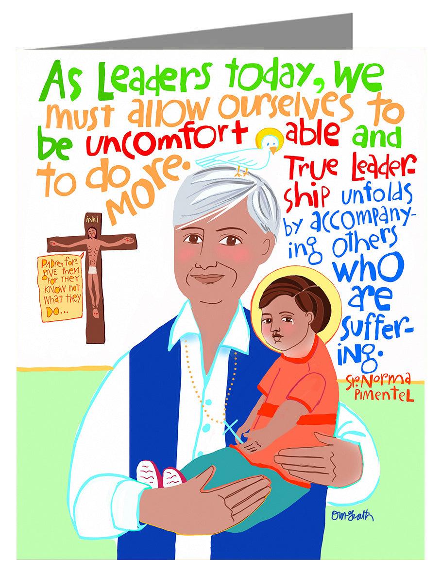 Sr. Norma Pimentel - Note Card Custom Text by Br. Mickey McGrath, OSFS - Trinity Stores