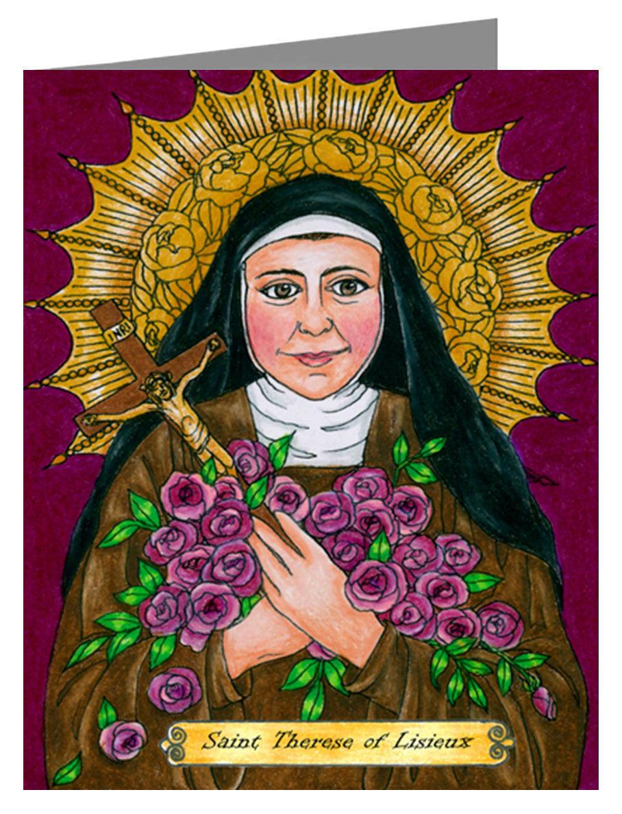 St. Thérèse of Lisieux - Note Card Custom Text by Brenda Nippert - Trinity Stores