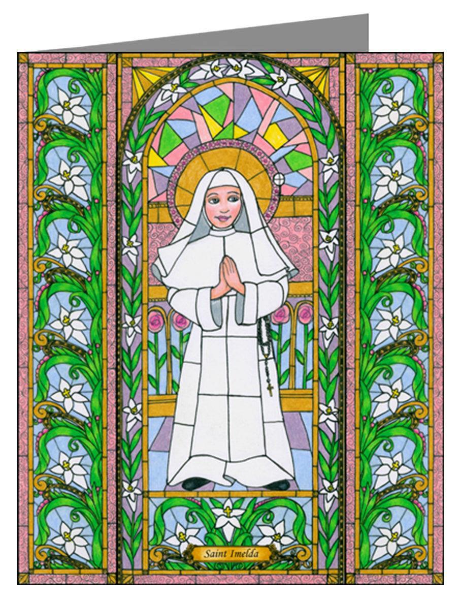 St. Imelda - Note Card Custom Text by Brenda Nippert - Trinity Stores