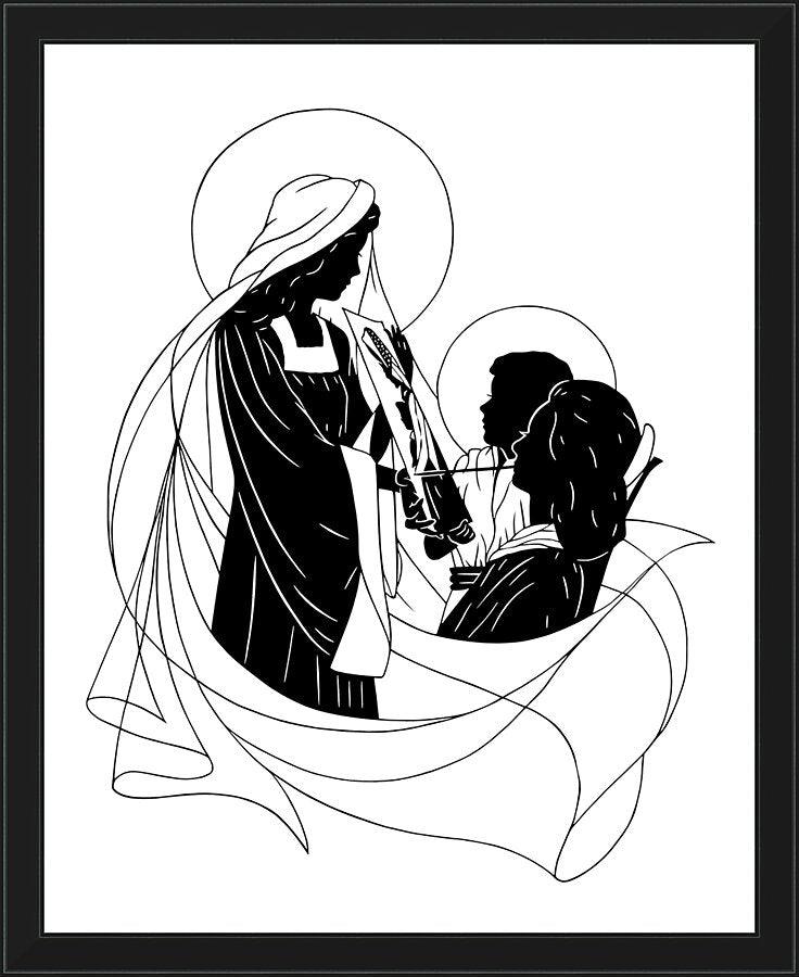 Wall Frame Black - Ann Adams' Madonna by Dan Paulos - Trinity Stores