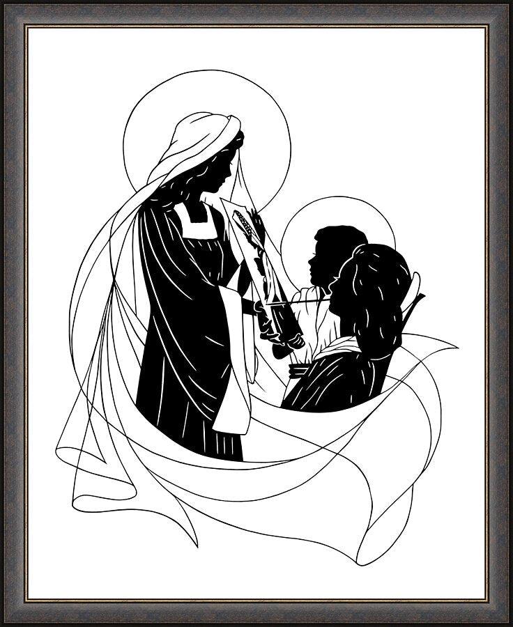 Wall Frame Espresso - Ann Adams' Madonna by Dan Paulos - Trinity Stores