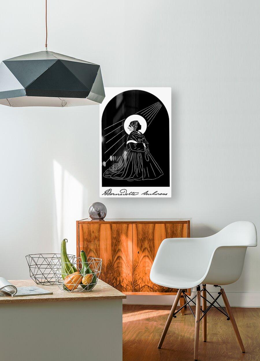 Metal Print - St. Bernadette by Dan Paulos - Trinity Stores