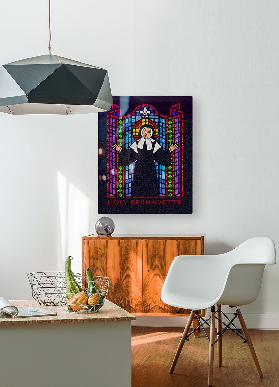 Acrylic Print - St. Bernadette of Lourdes - Window by Dan Paulos - Trinity Stores