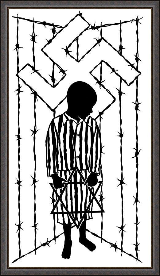 Wall Frame Espresso - Behold The Child by Dan Paulos - Trinity Stores