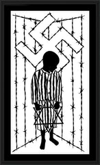 Wall Frame Black - Behold The Child by D. Paulos