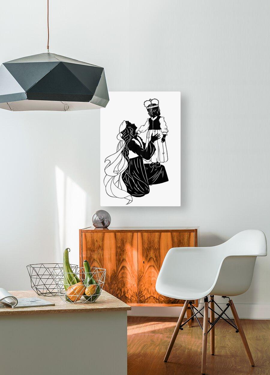 Acrylic Print - Behold Thy King - Detail by Dan Paulos - Trinity Stores