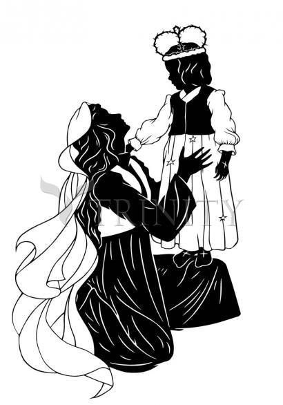 Acrylic Print - Behold Thy King - Detail by Dan Paulos - Trinity Stores