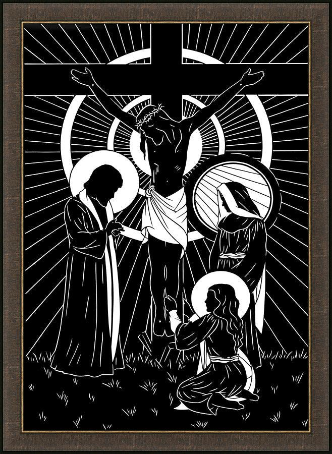 Wall Frame Espresso - Behold Thy Mother by Dan Paulos - Trinity Stores