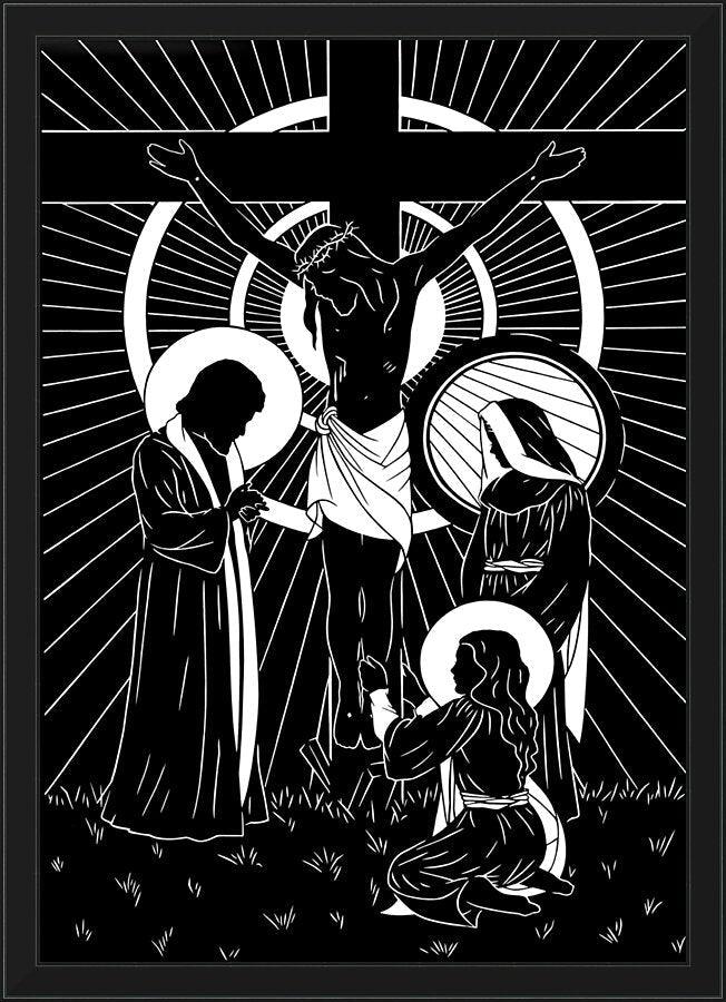 Wall Frame Black - Behold Thy Mother by Dan Paulos - Trinity Stores