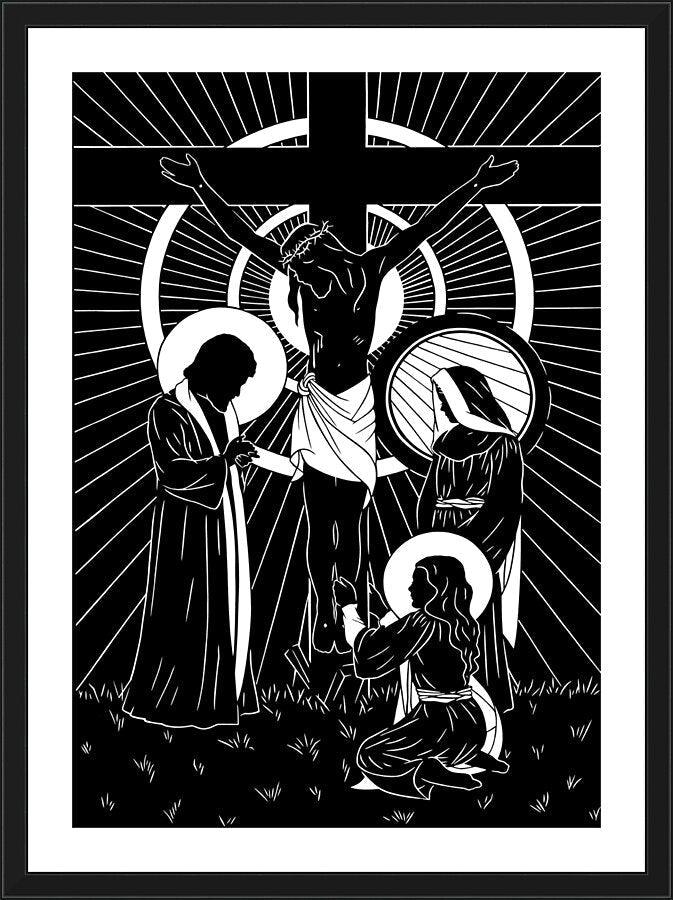 Wall Frame Black, Matted - Behold Thy Mother by Dan Paulos - Trinity Stores